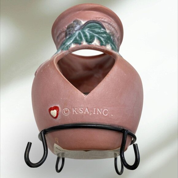 Terracotta Tealight Candle Holder Leaf Design & Stand - Picture 3 of 7